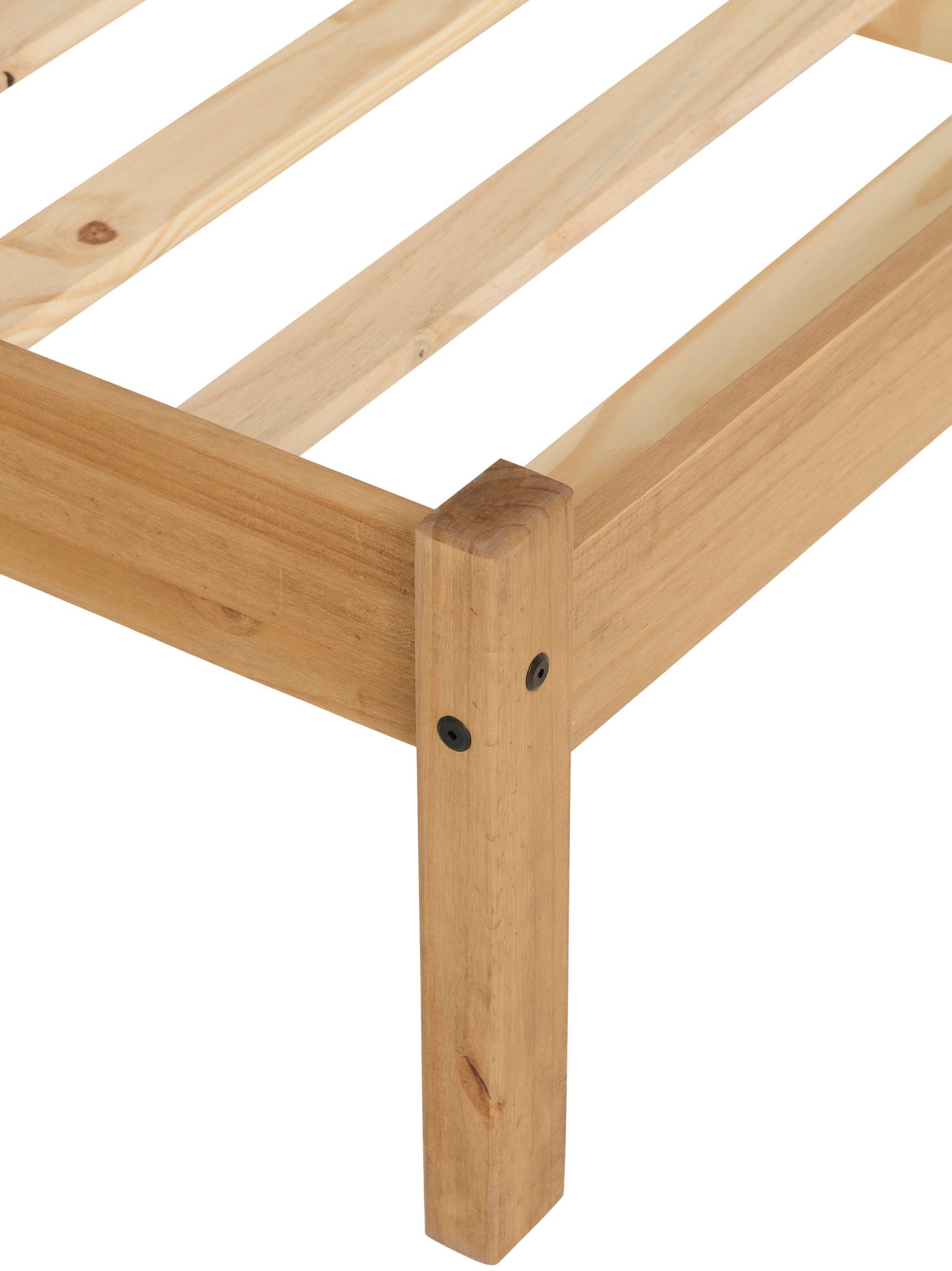 Maya 4'6" Bed - Distressed Waxed Pine