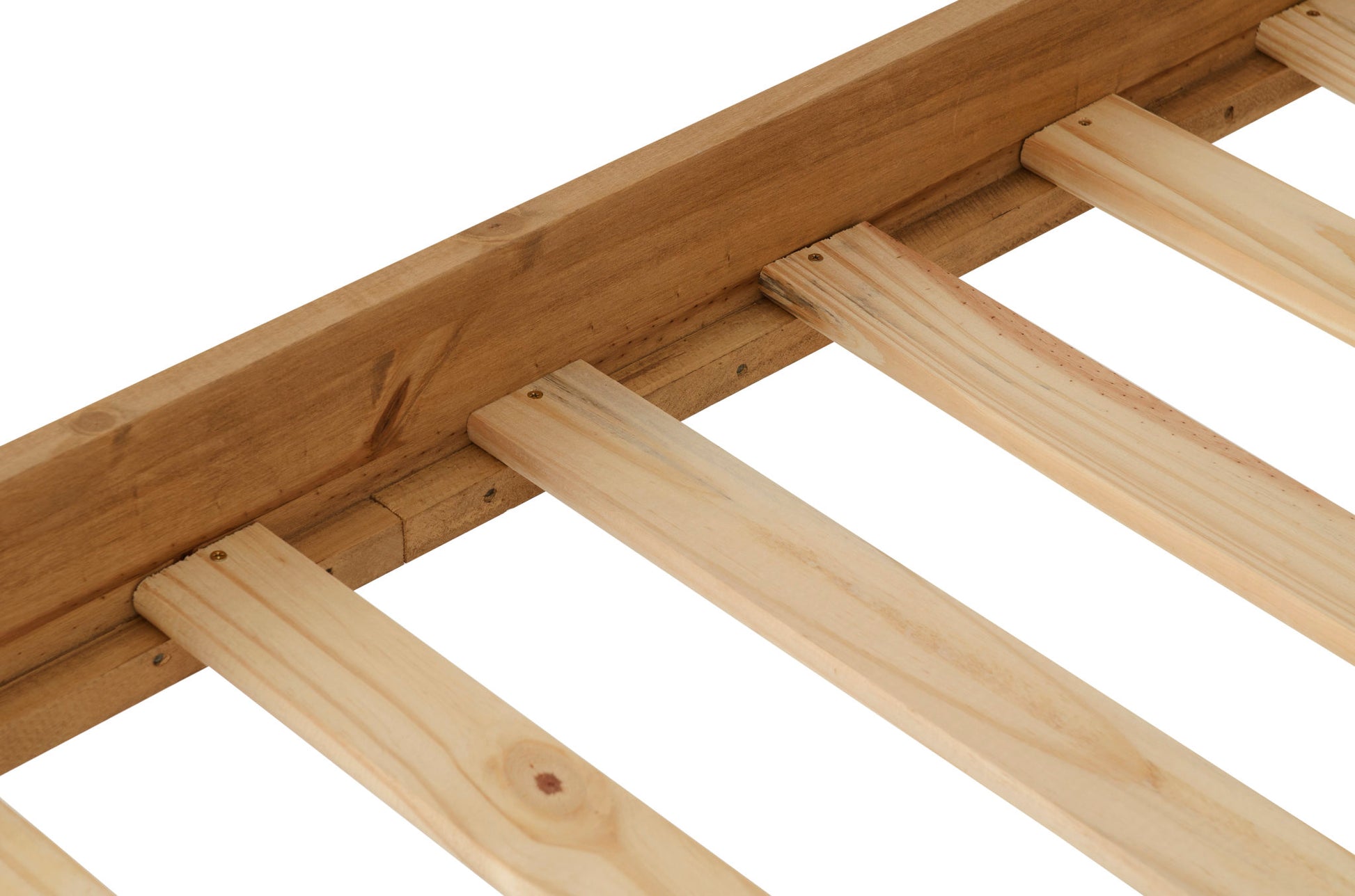 Maya 4'6" Bed - Distressed Waxed Pine