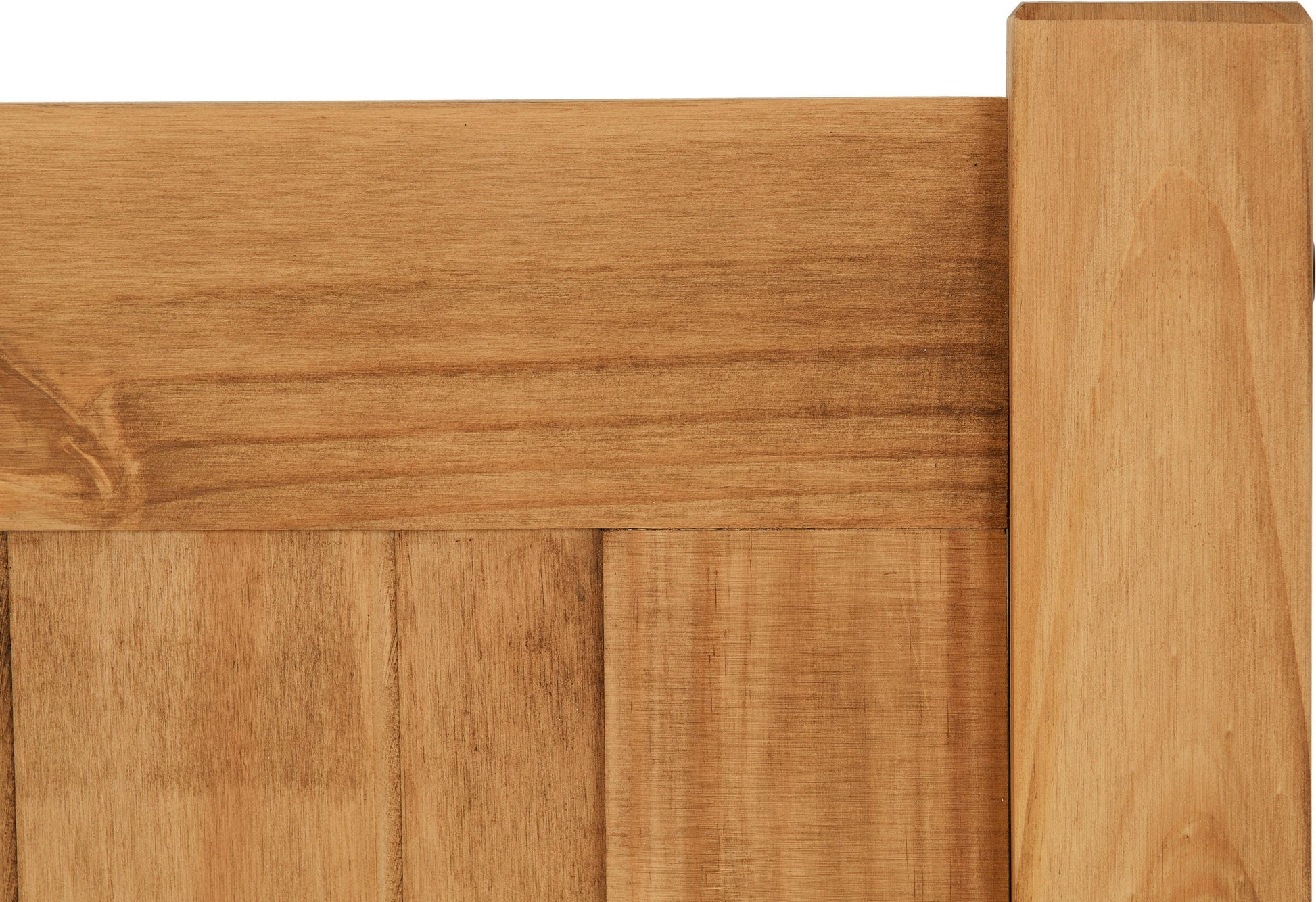 Maya 4'6" Bed - Distressed Waxed Pine