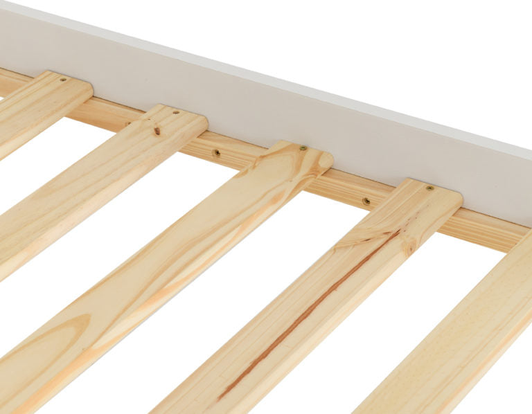 Monaco 3' Bed High Foot End - White