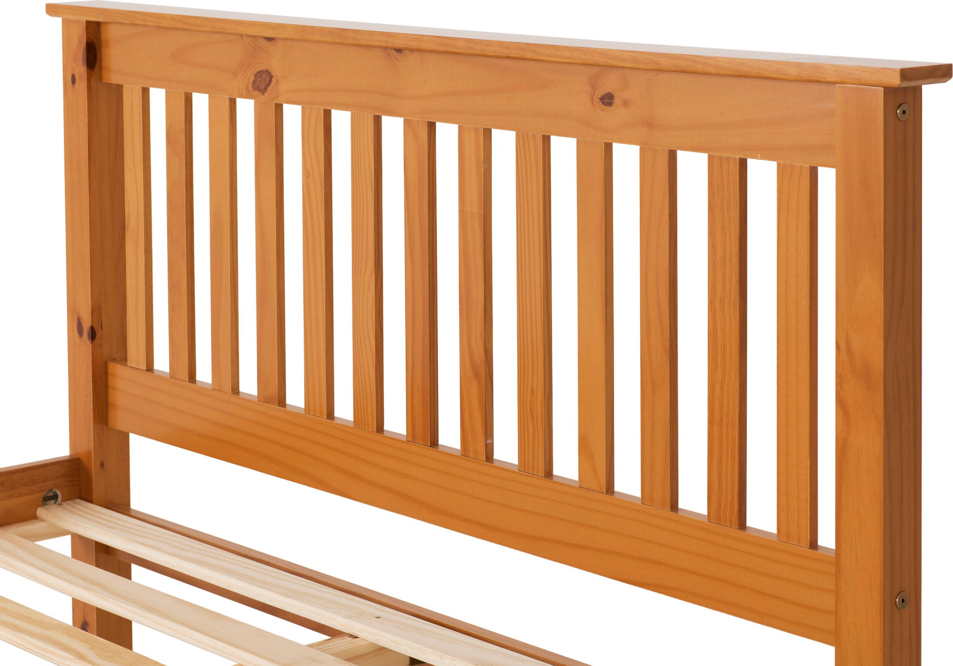 Monaco 4'6" Bed High Foot End - Antique Pine