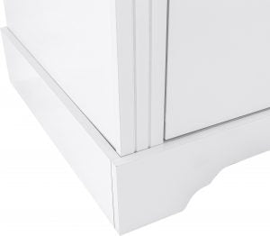 Toledo 2 Door Wardrobe Bedroom Set White/Oak Effect