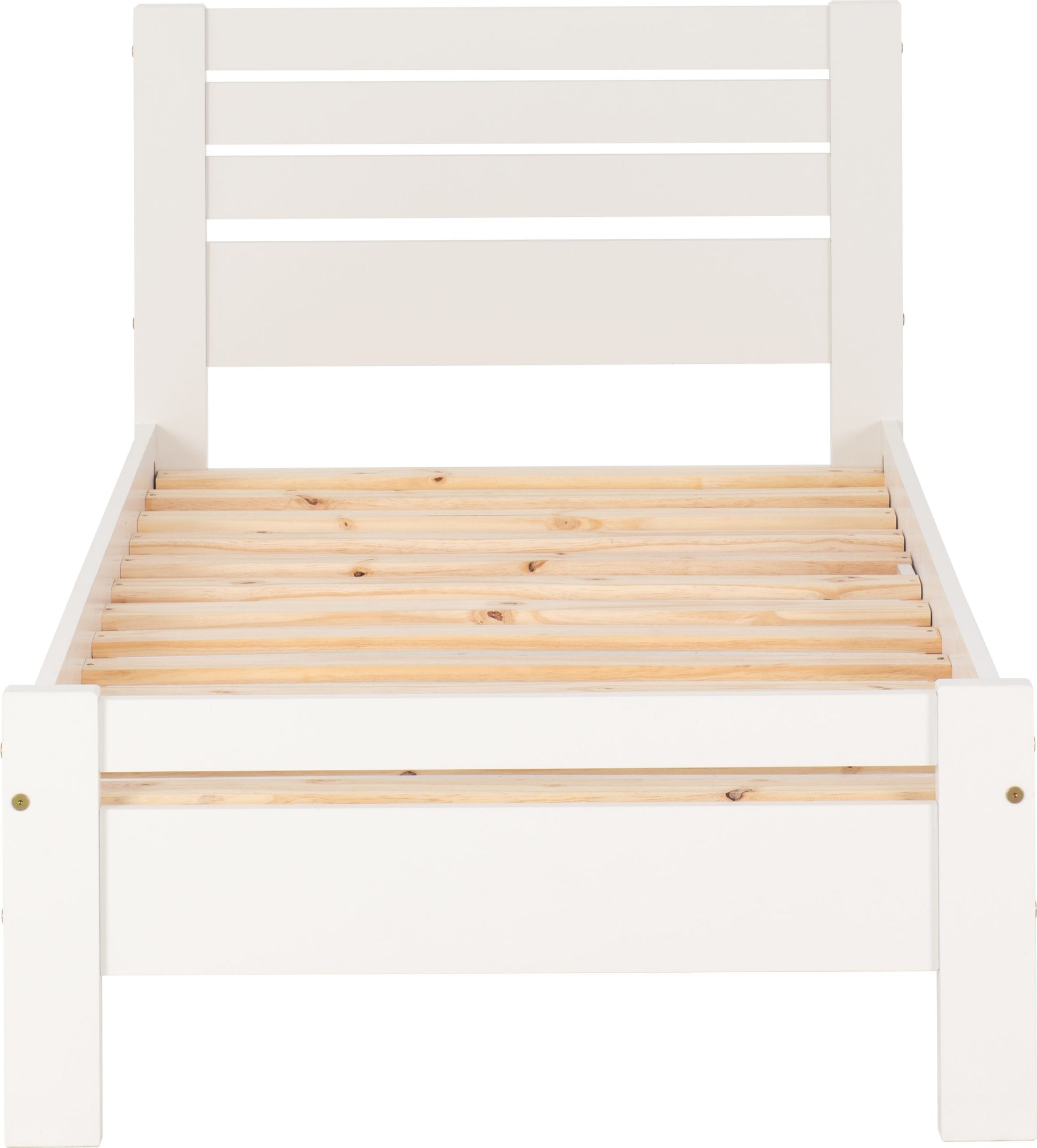 Toledo 3' Single Bed - White