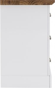 Toledo 2 Door Wardrobe Bedroom Set White/Oak Effect
