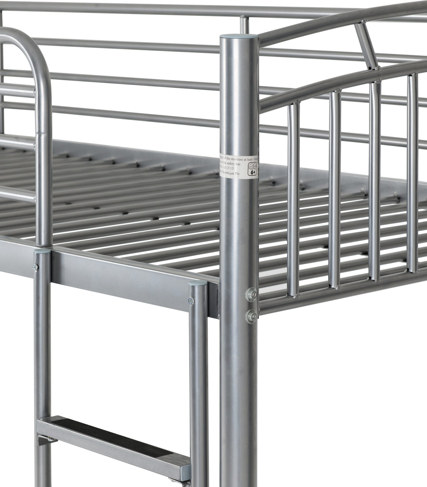Ventura 3' Bunk Bed - Silver