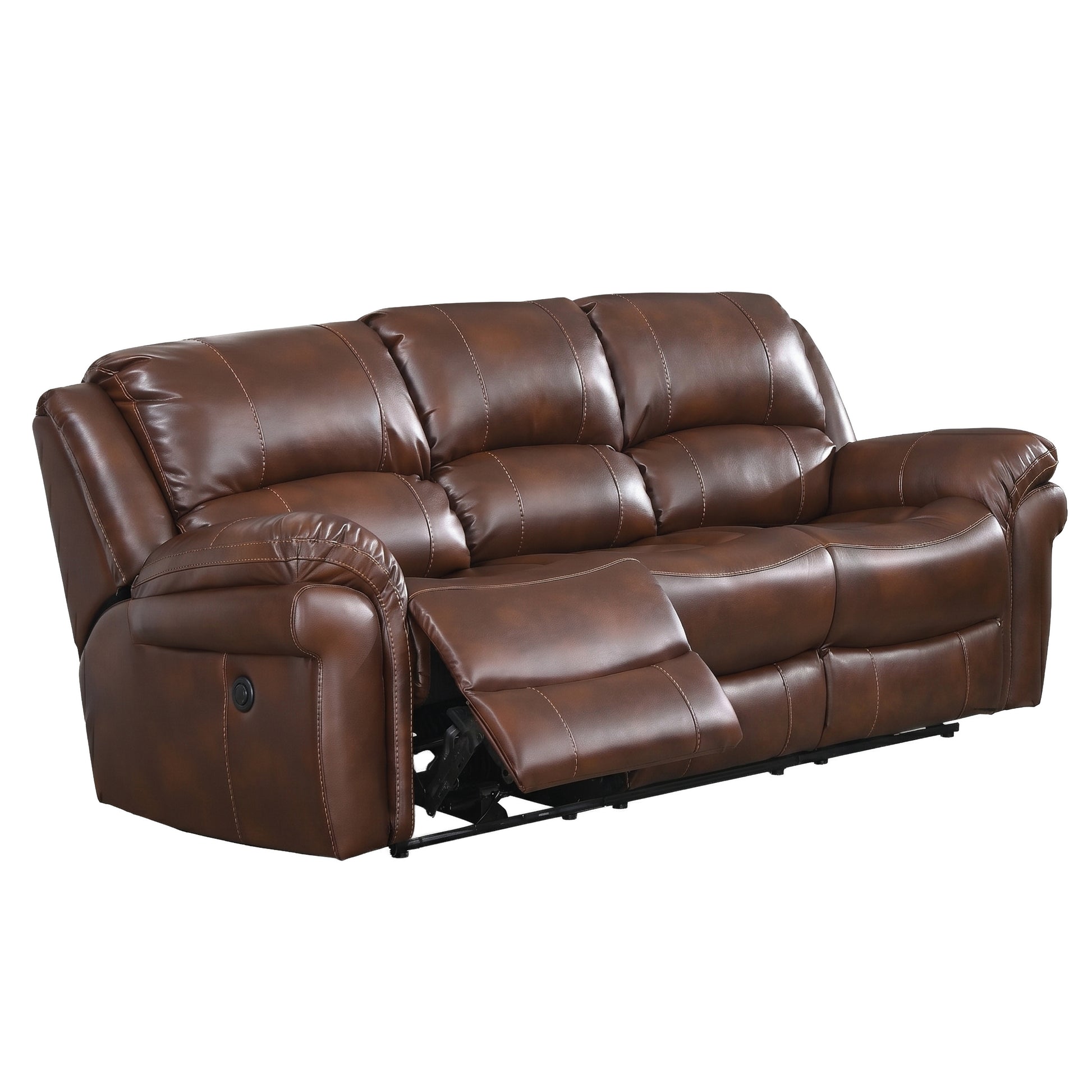 Farnham Power Electric Recliner Sofa Leather Aire - Tan