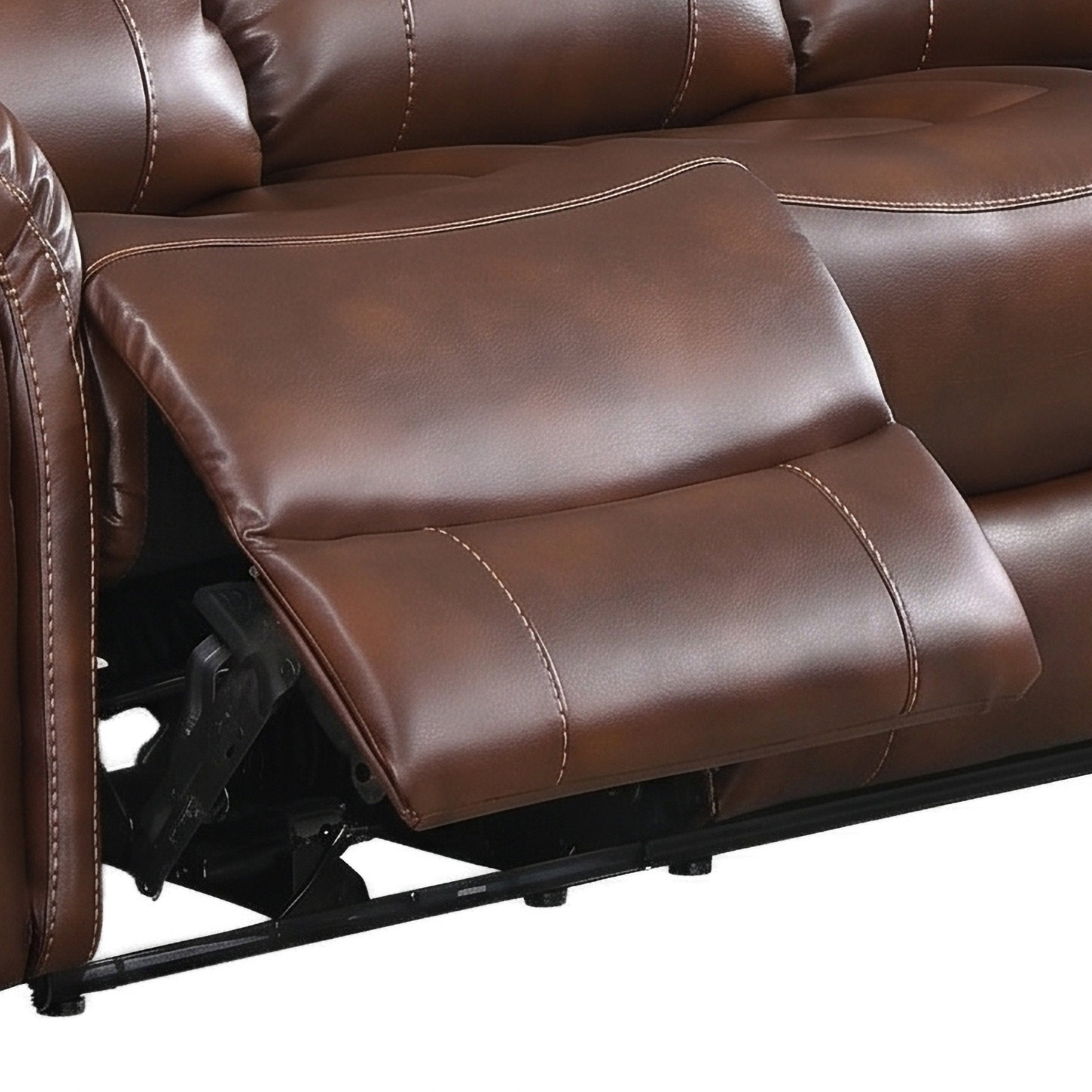 Farnham Power Electric Recliner Sofa Leather Aire - Tan