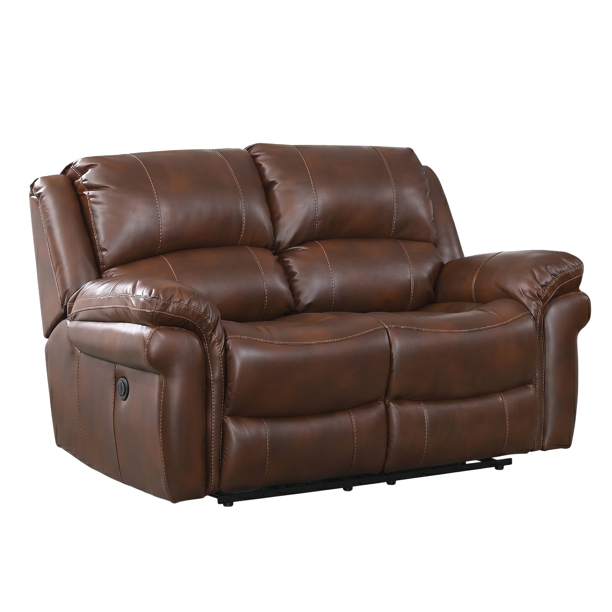 Farnham Power Electric Recliner Sofa Leather Aire - Tan