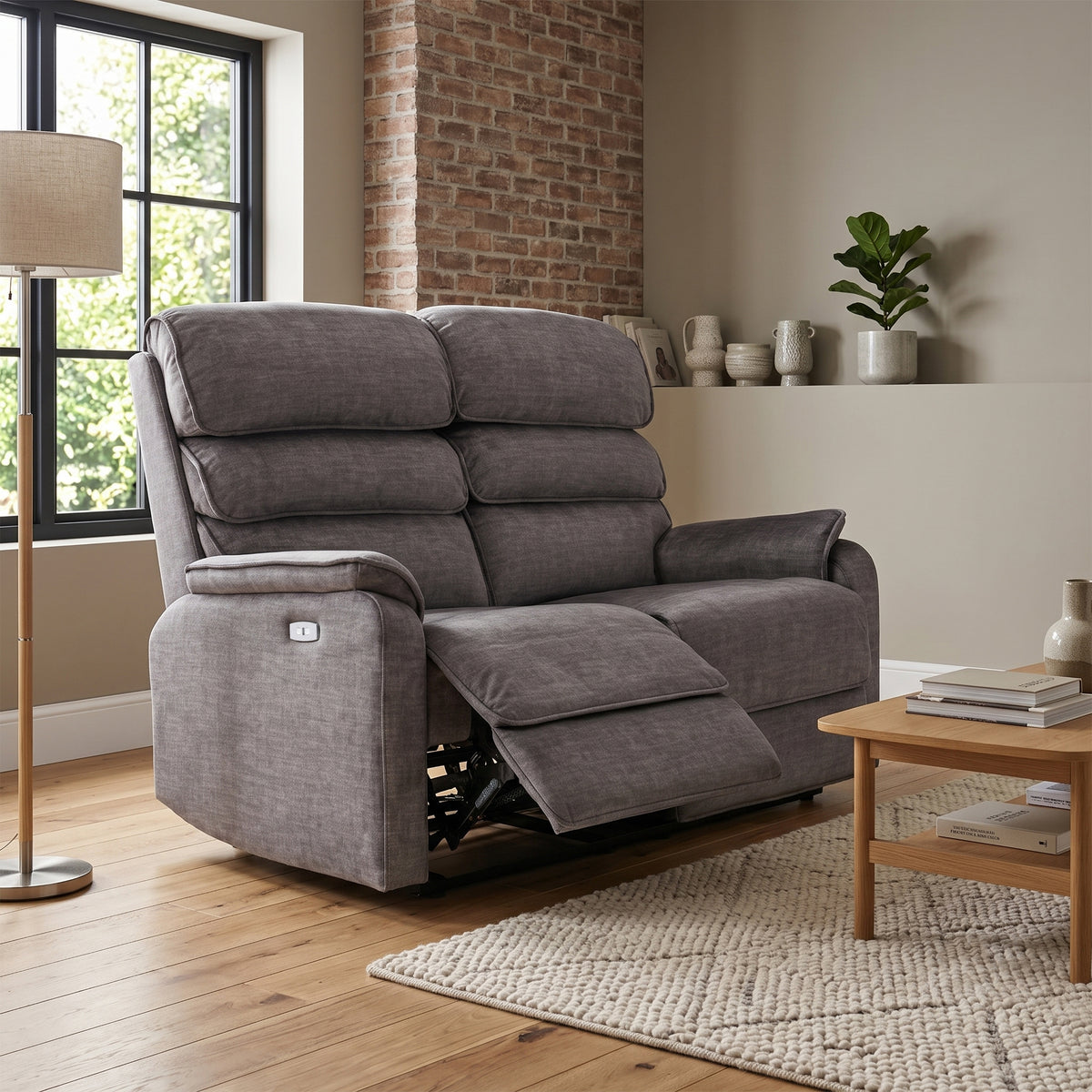 Savoy 3+2 Sofa Suite Electric- Grey
