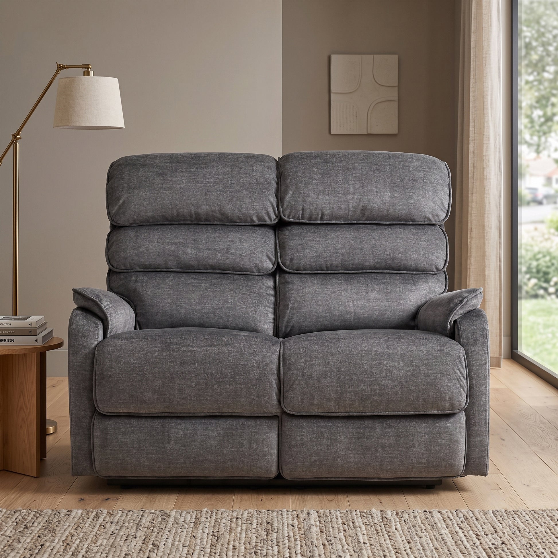Savoy 2 Seater Electric Grey