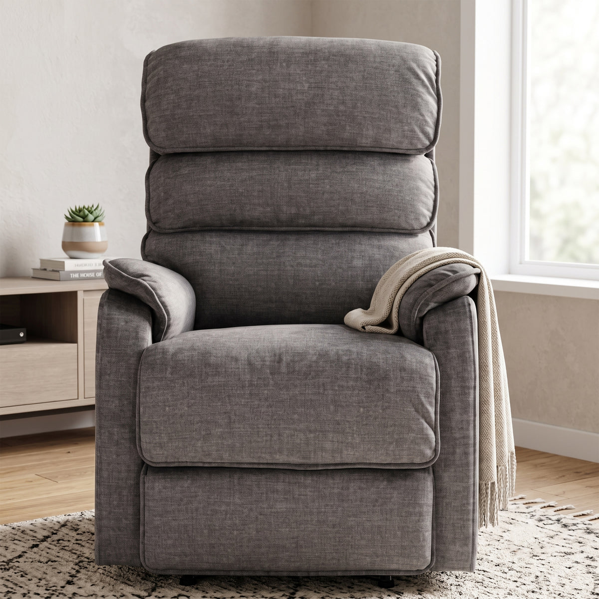 Savoy 3+1+1 Sofa Suite Electric- Grey Fabric