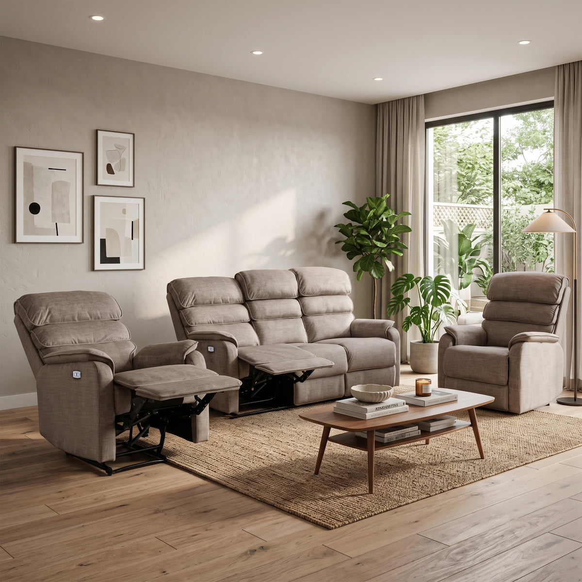 Savoy 3+1+1 Electric Taupe