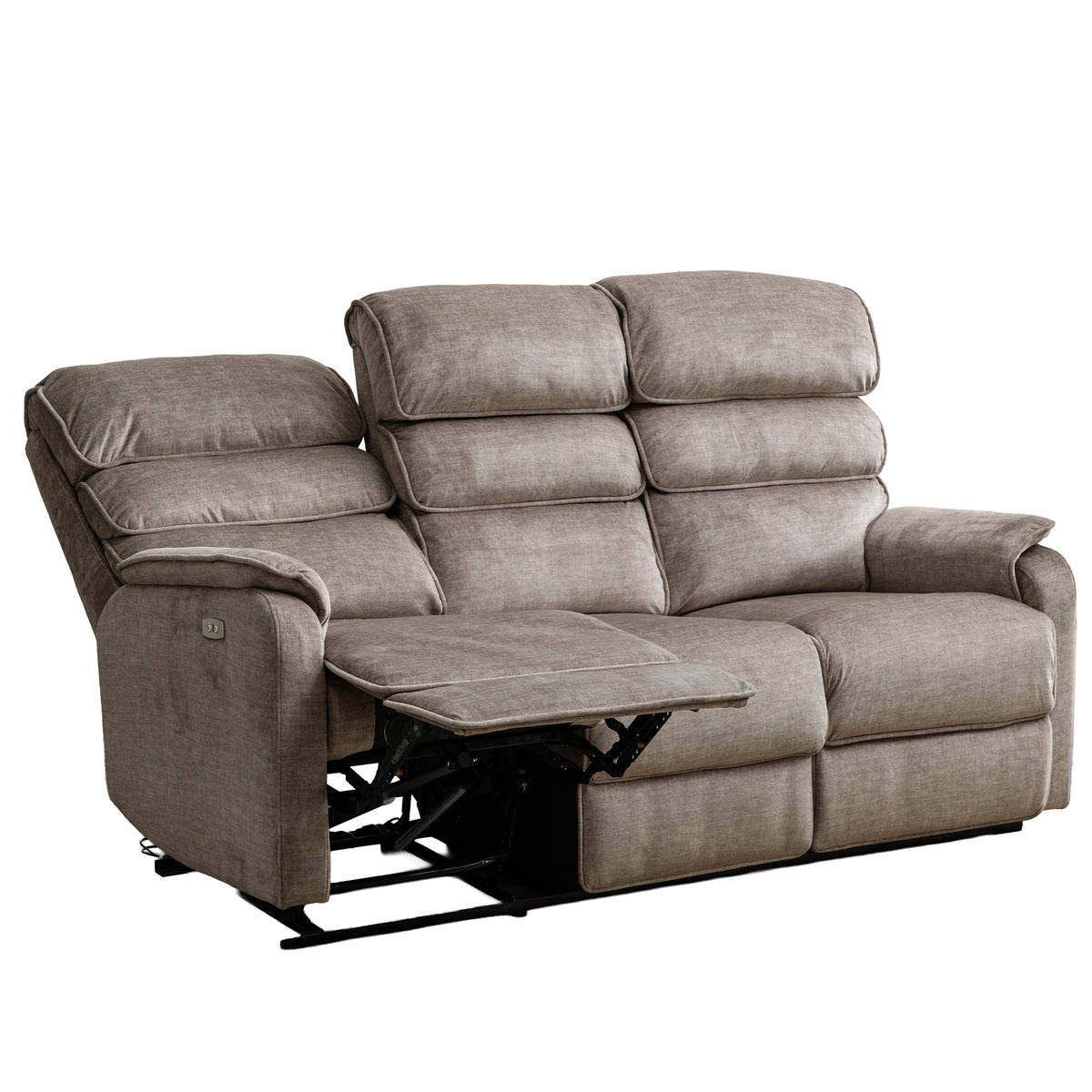 Savoy 3 Seater Electric Taupe