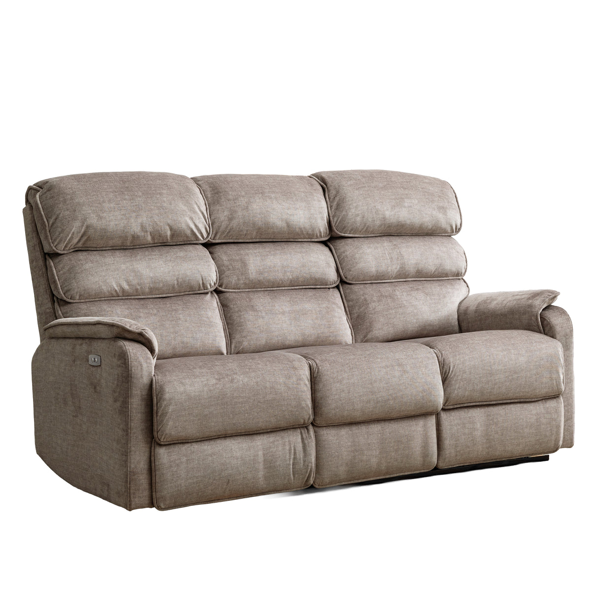Savoy 3 Seater Electric Taupe
