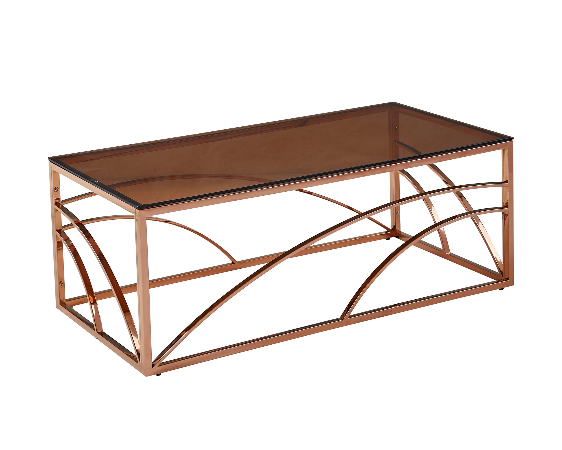 Chic Rose Gold Coffee Table