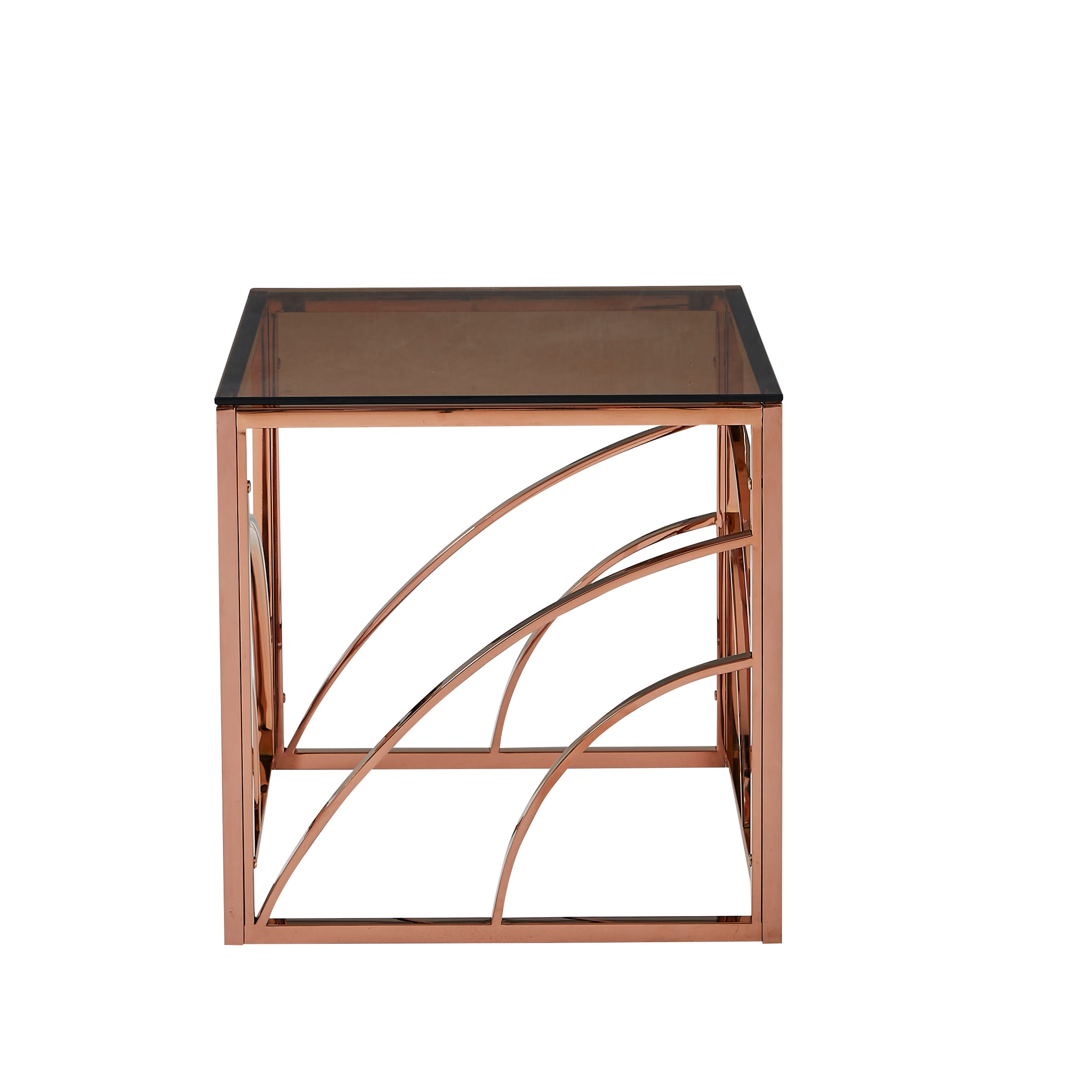 Chic Rose Gold End Table