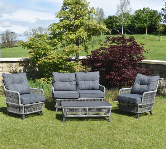 Rivera Outdoor Rattan Furniture 5 Piece Set