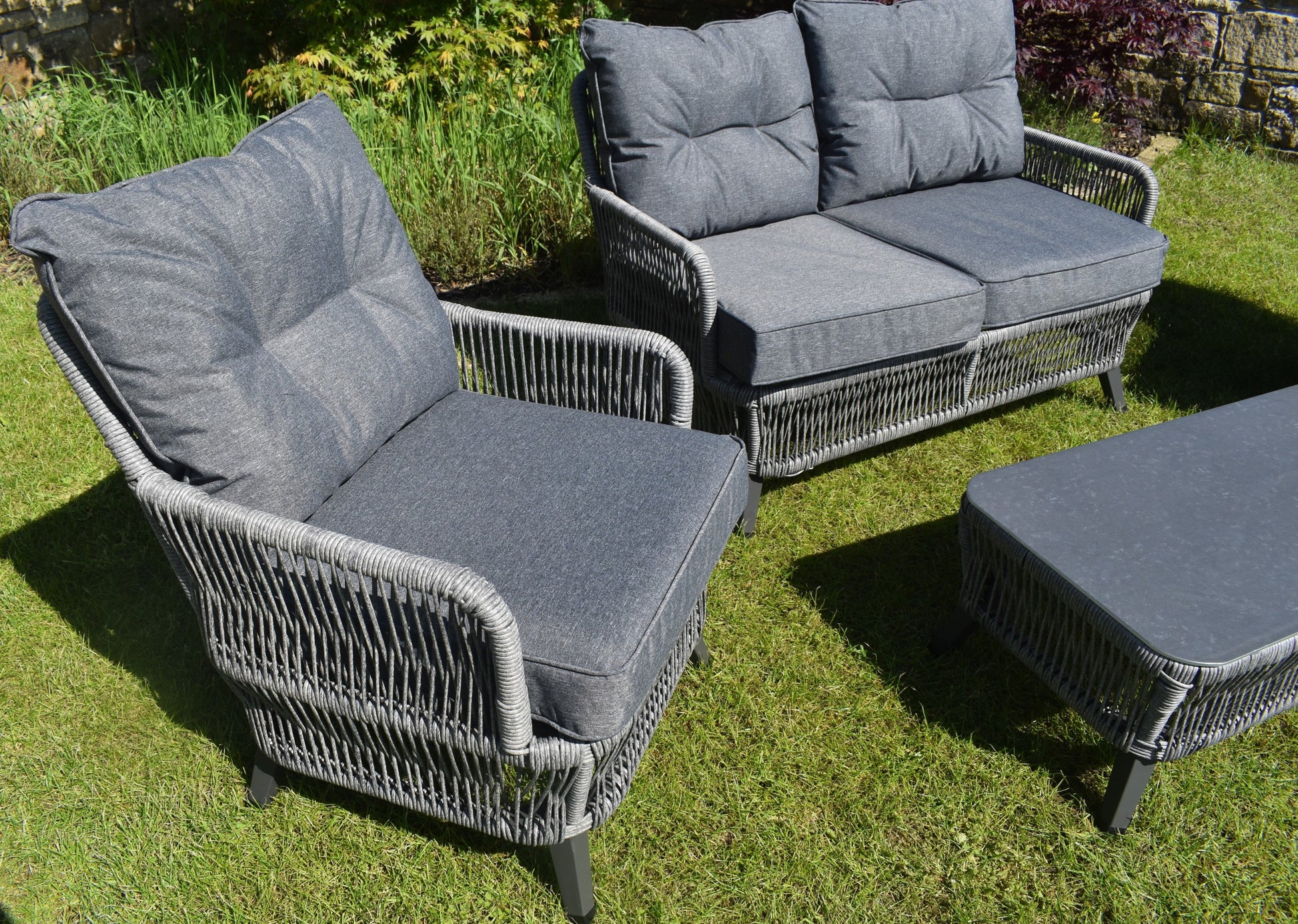 Rivera Outdoor Rattan Furniture 5 Piece Set 