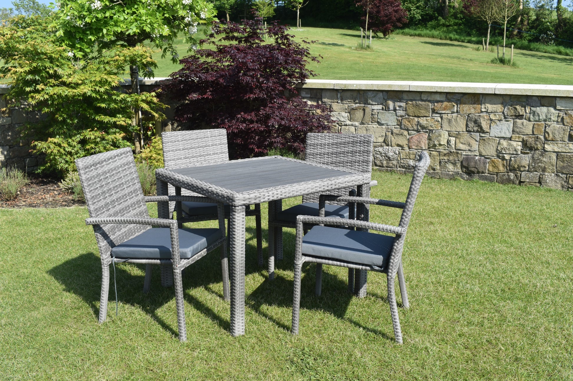 Naples Rattan Garden Dining Set