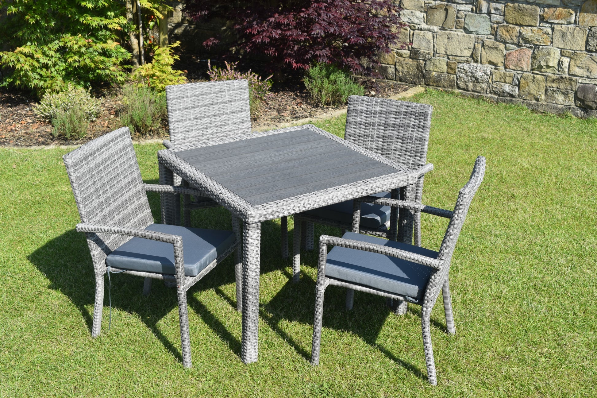 Naples Rattan Garden Dining Set