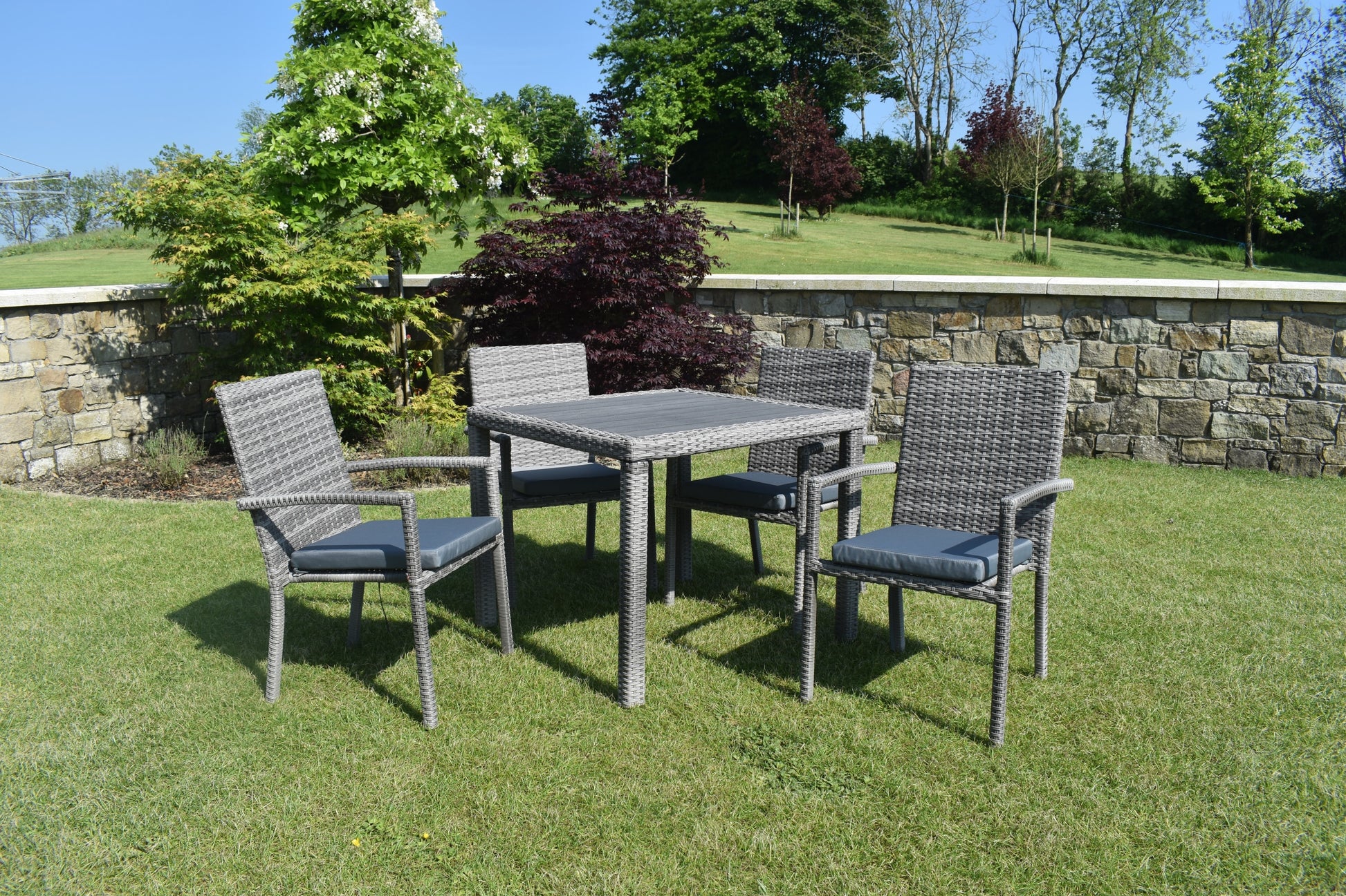 Naples Rattan Garden Dining Set