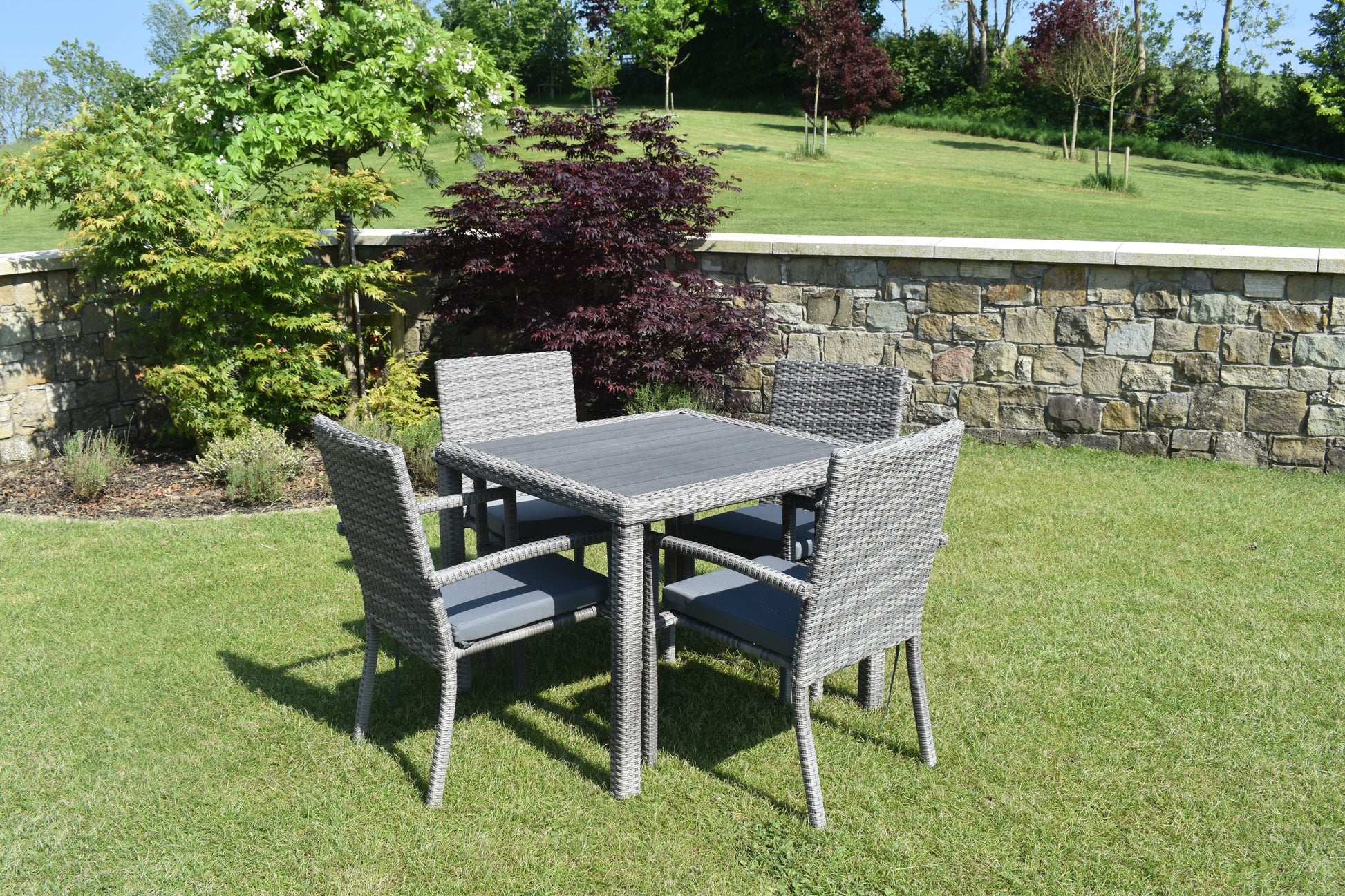 Naples Rattan Garden Dining Set