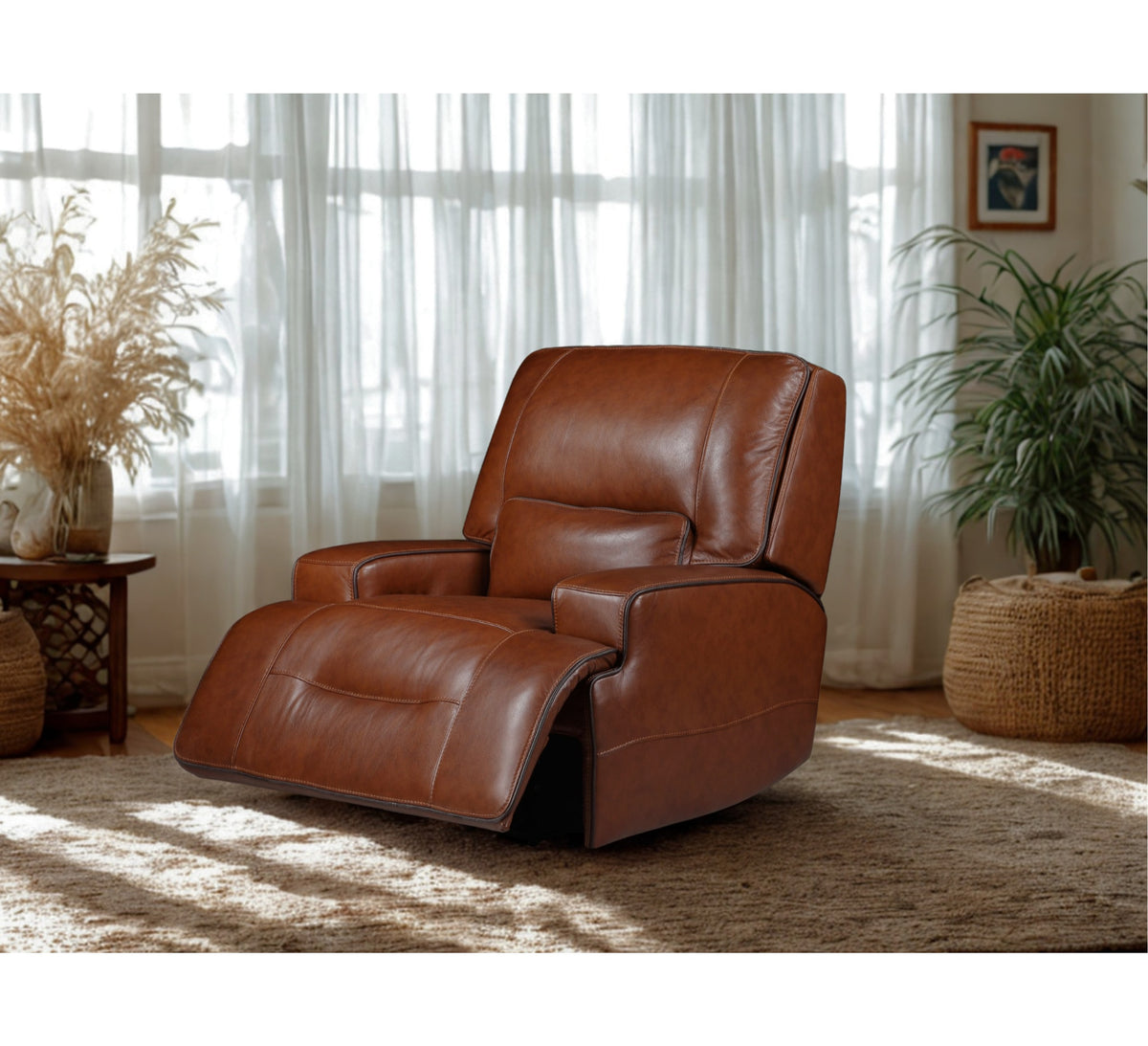 Miami Electric Recliner Leather Armchair