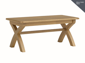 Dorchester 220cm Fixed Top Dining Table