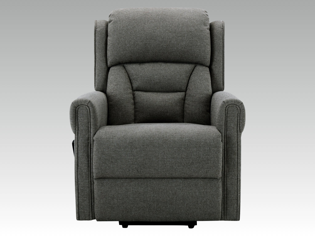 Sandringham Dual Motor Lift & Tilt Electric Recliner -Grey Fabric