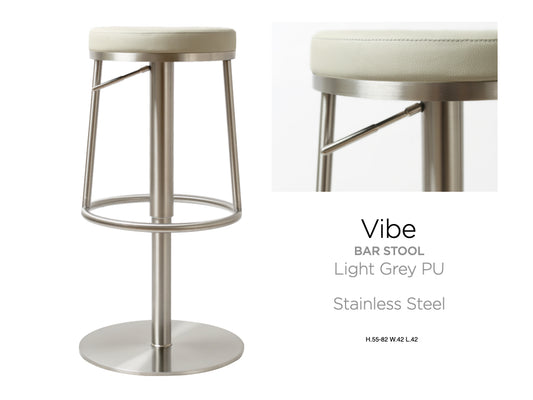 Vibe Barstool Stainless Steal