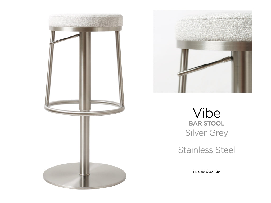 Vibe Barstool Stainless Steal