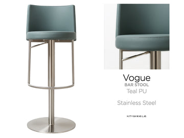 Vogue Barstool Stainless Steel
