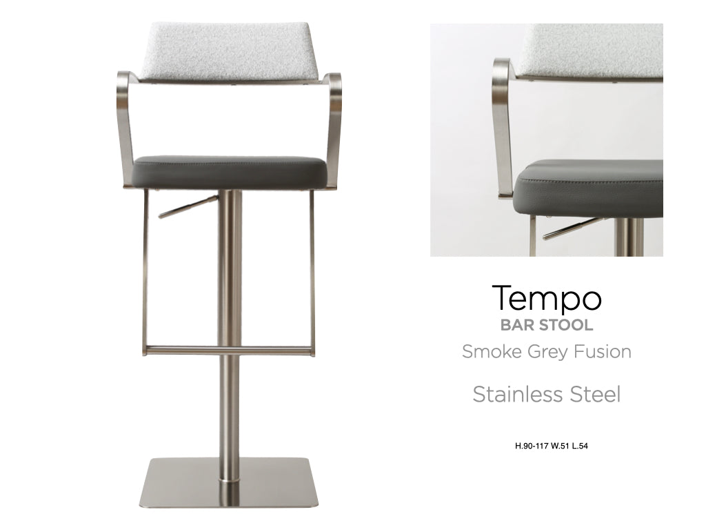 Tempo Barstool Stainless Steel