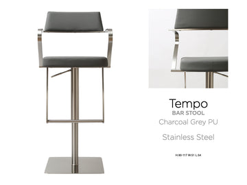 Tempo Barstool Stainless Steel