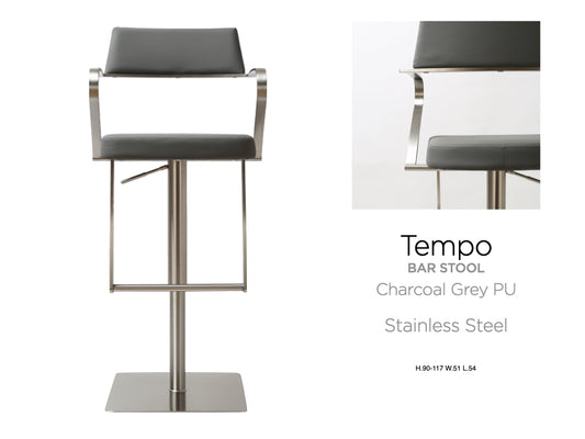 Tempo Barstool Stainless Steel