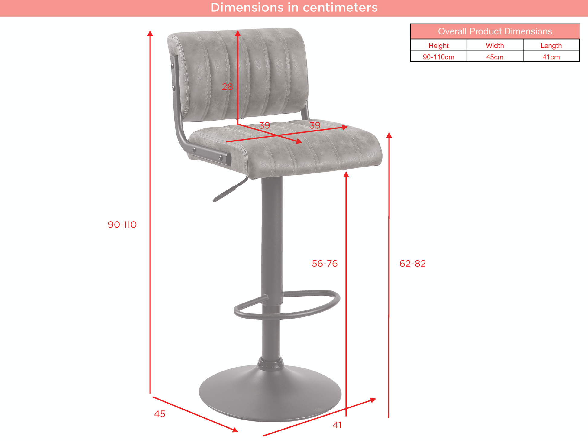 Paris Bar Stools Set of 2