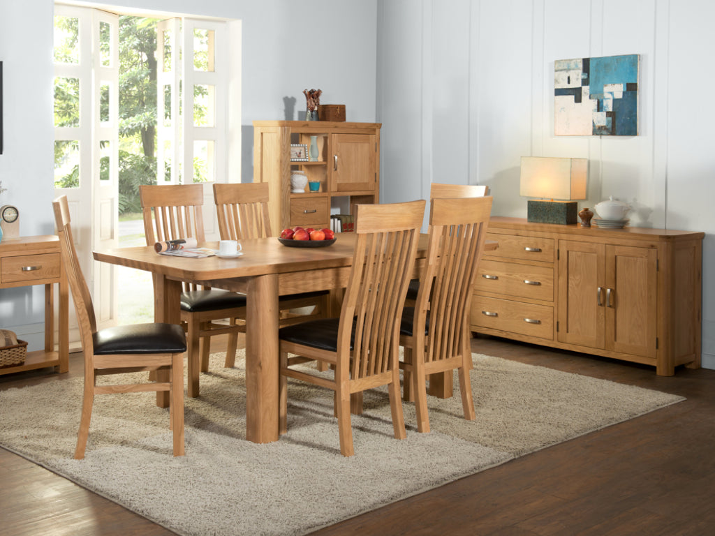 Treviso 4ft Extendable Dining Set (4 chairs)