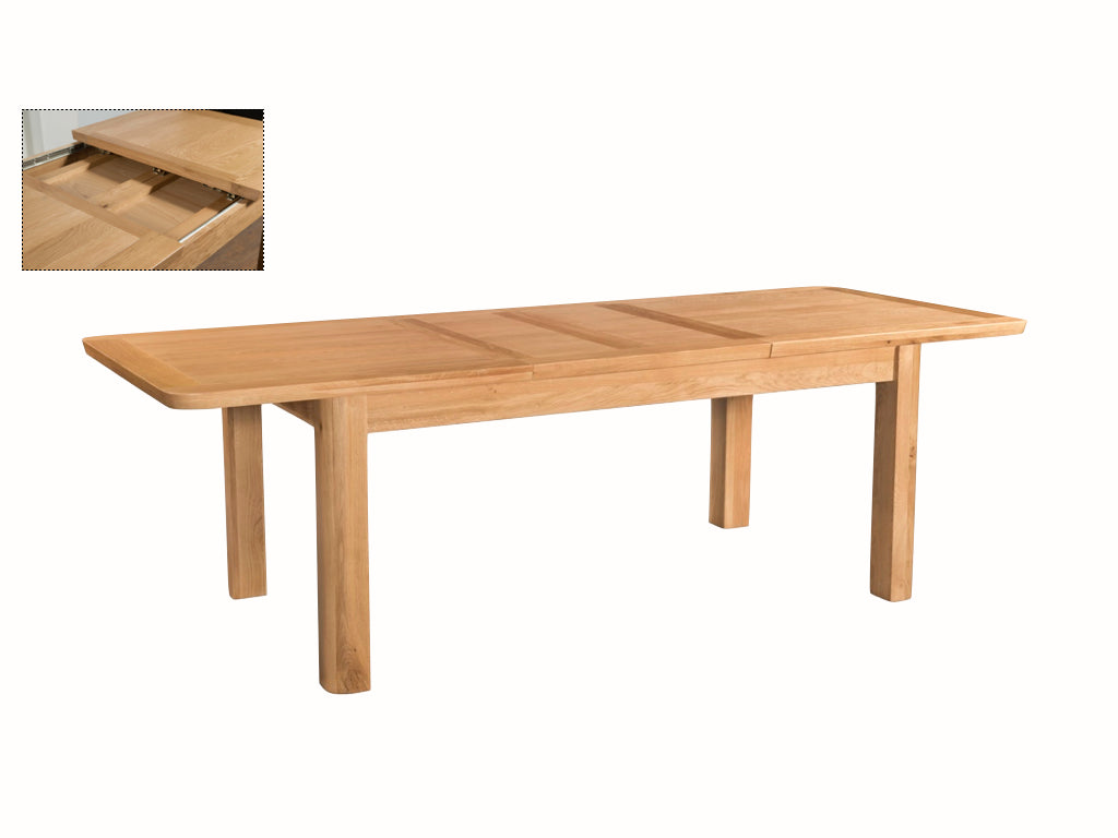 Treviso 4ft Extendable Dining Table- Oak