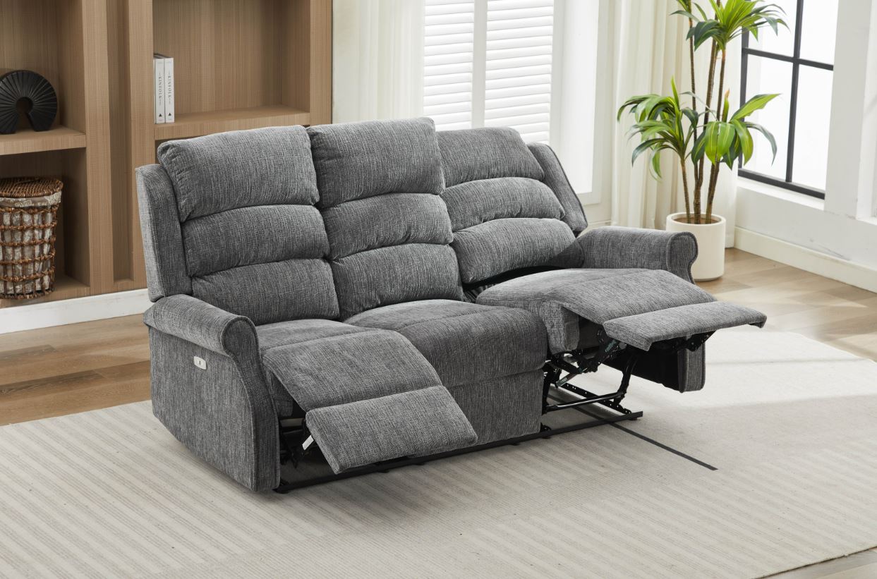 Regency 3 Seater Electric Sofa - Anthracite