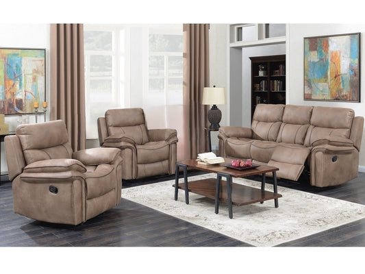 Richmond  3+1+1 Seater Reclining Sofa Suite - Sahara