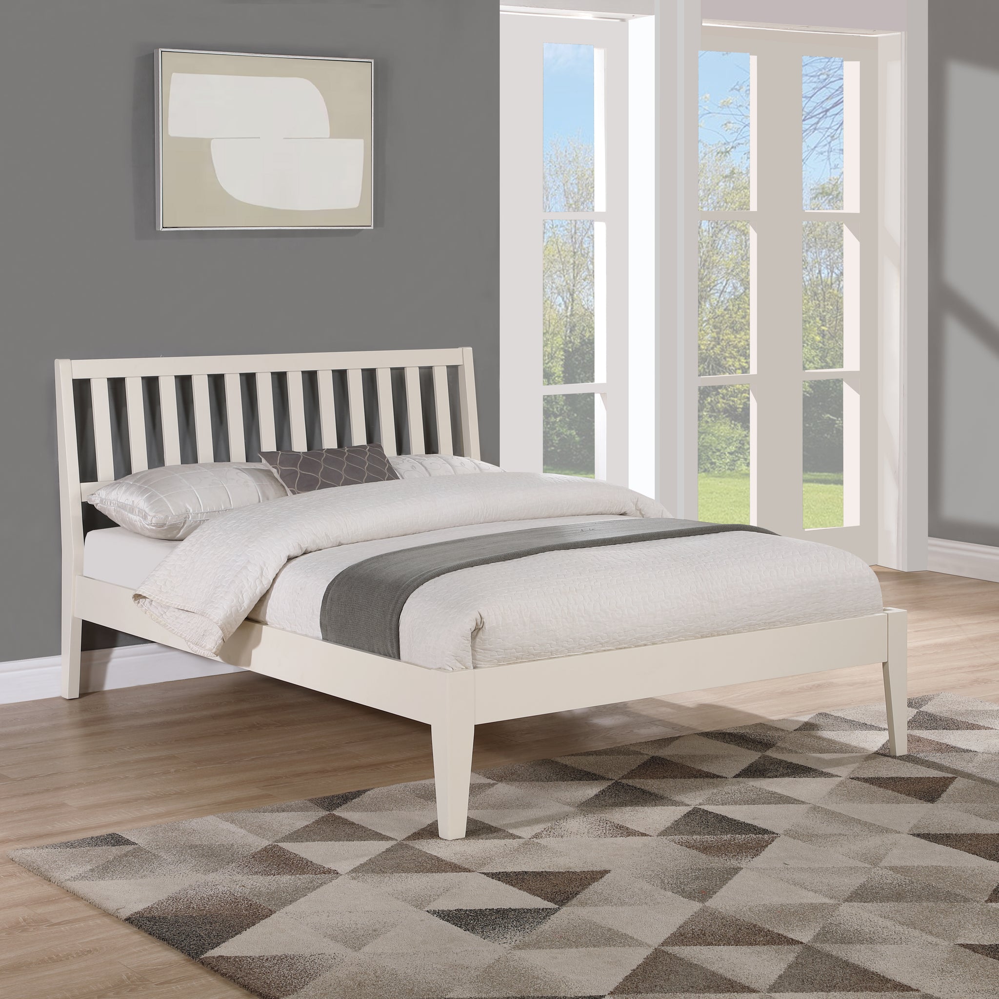 Luna 4ft6 Bed - Ivory