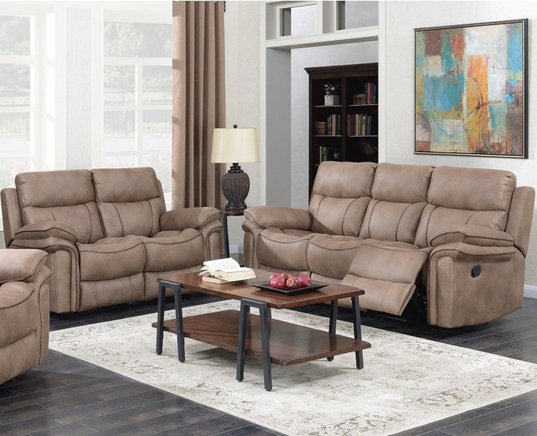 Richmond  3+2 Seater Reclining Sofa - Sahara Fabric