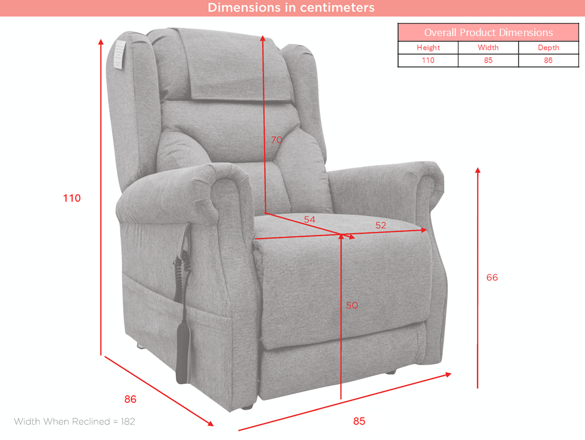 Berkshire Dual Motor Lift & Tilt Chair