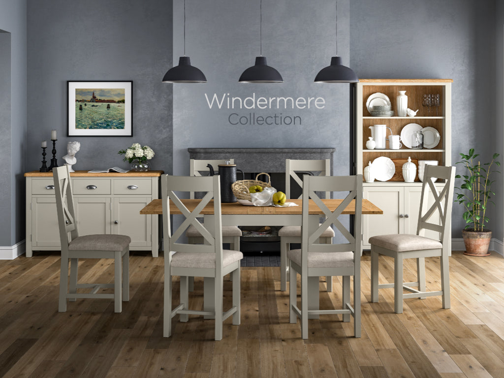 Windermere 2 Door Tall Wide Bookcase- Painted