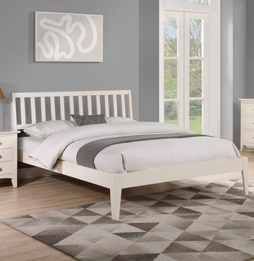 Luna 5ft Bed - Ivory