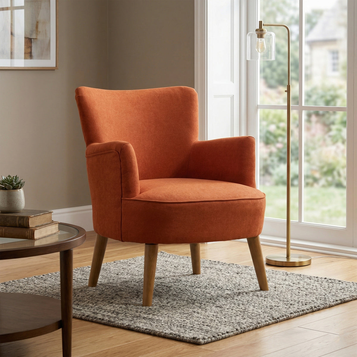 Keira Armchair Sunburnt Orange