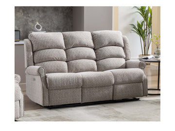 Windsor 3 Seater Electric Sofa-  Natural