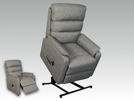 Westport Single Motor Lift & Tilt Recliner - Charcoal