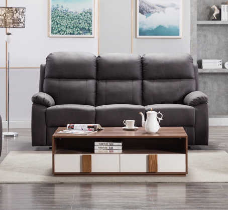 Stretford Electric 3+2+1 Sofa Suite - Dark Grey