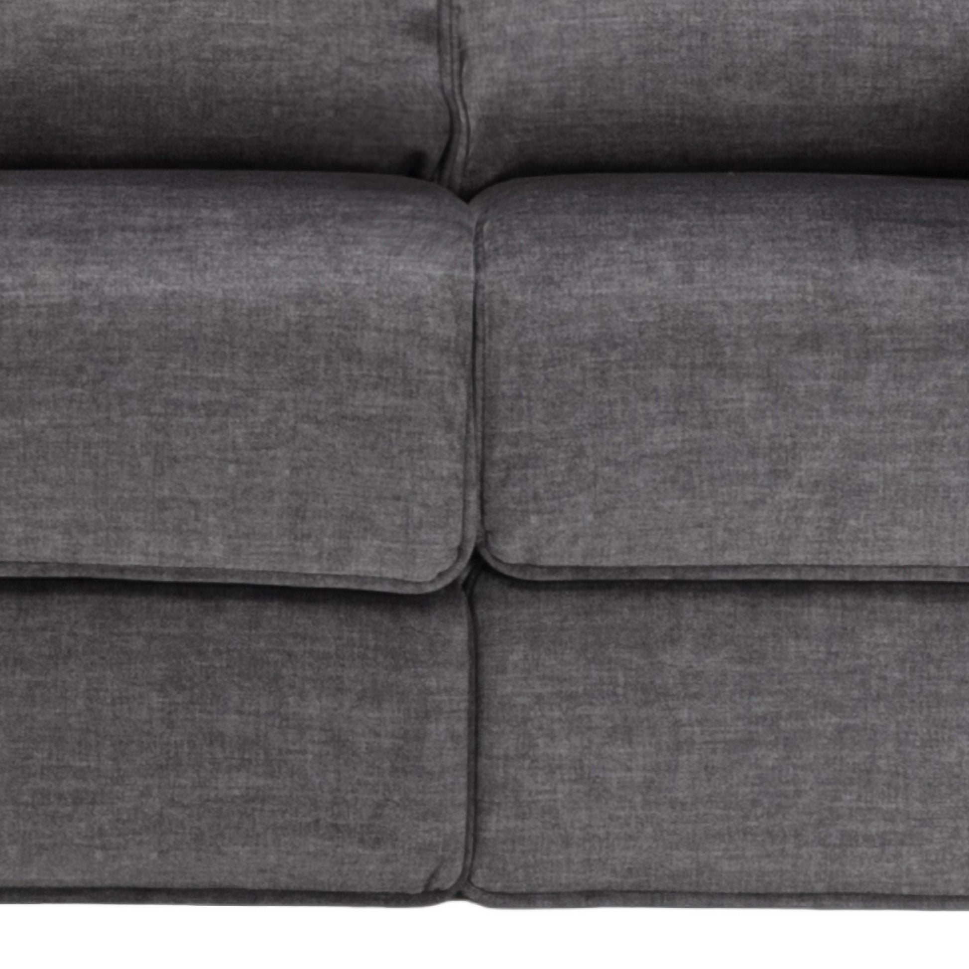 Savoy 3+1+1 Sofa Suite Fixed- Grey Fabric